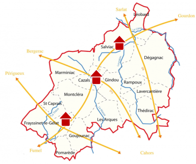 carte CCCS avec médiathèque