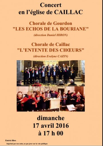 concert Caillac