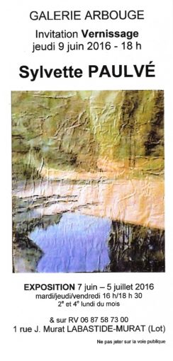 invitation Sylvette Paulvé