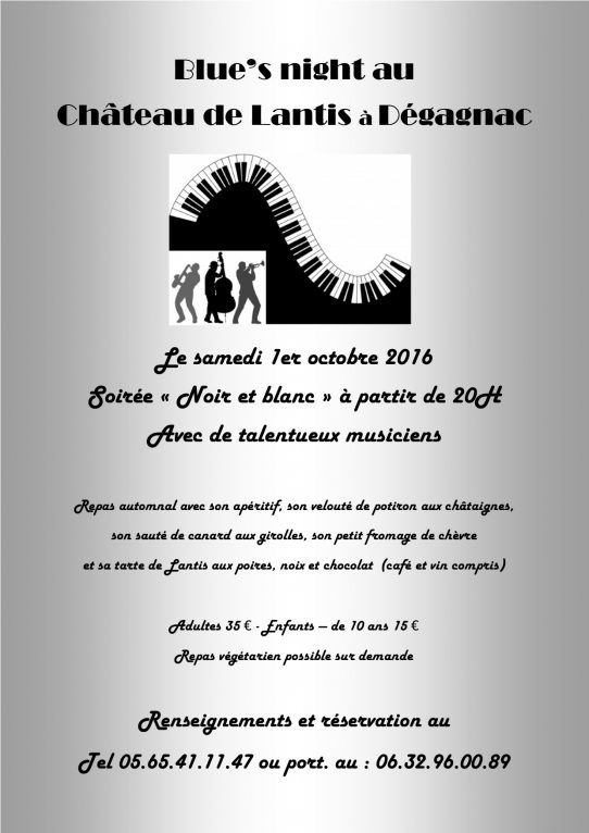 Affiche blue's night Lantis