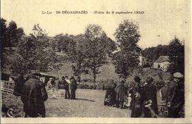 La foire de Dégagnazès en 1932