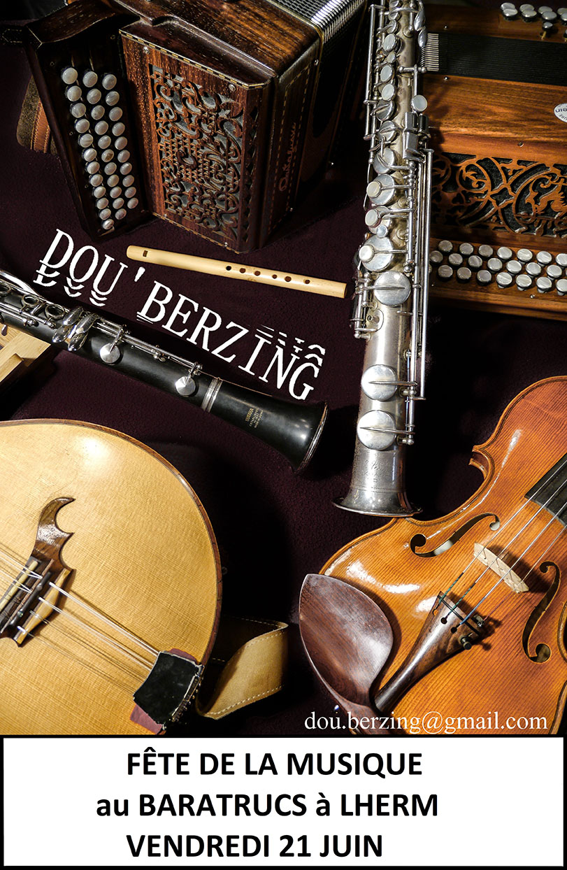 Fête de la Musique à Lherm avec Dou'Berzing