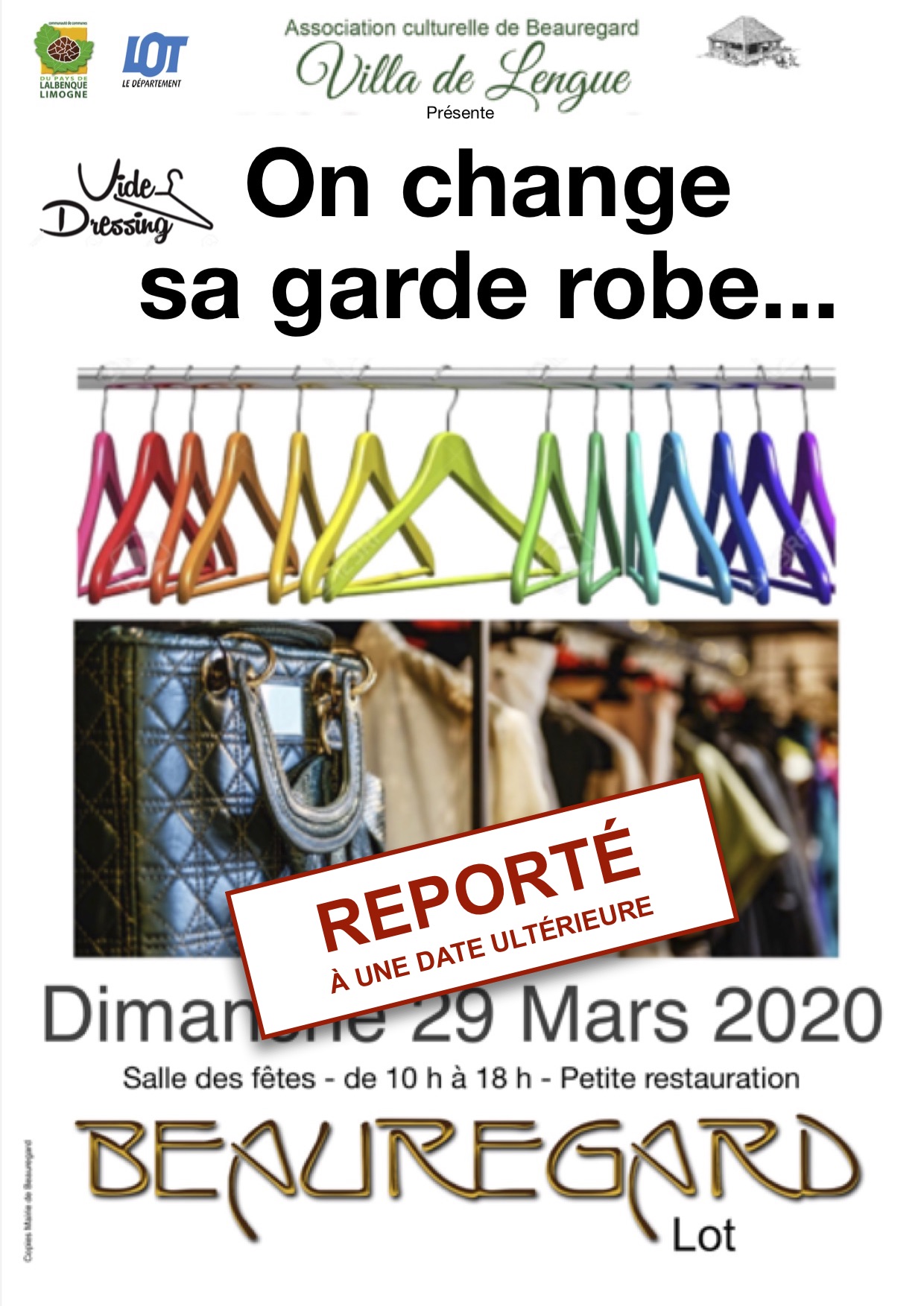 Vide dressing Reporté