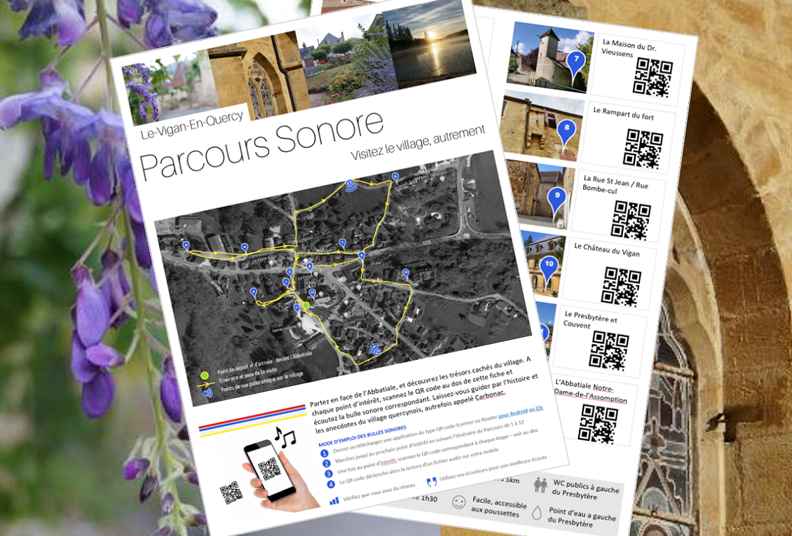 Parcour sonore du Vigan En Quercy