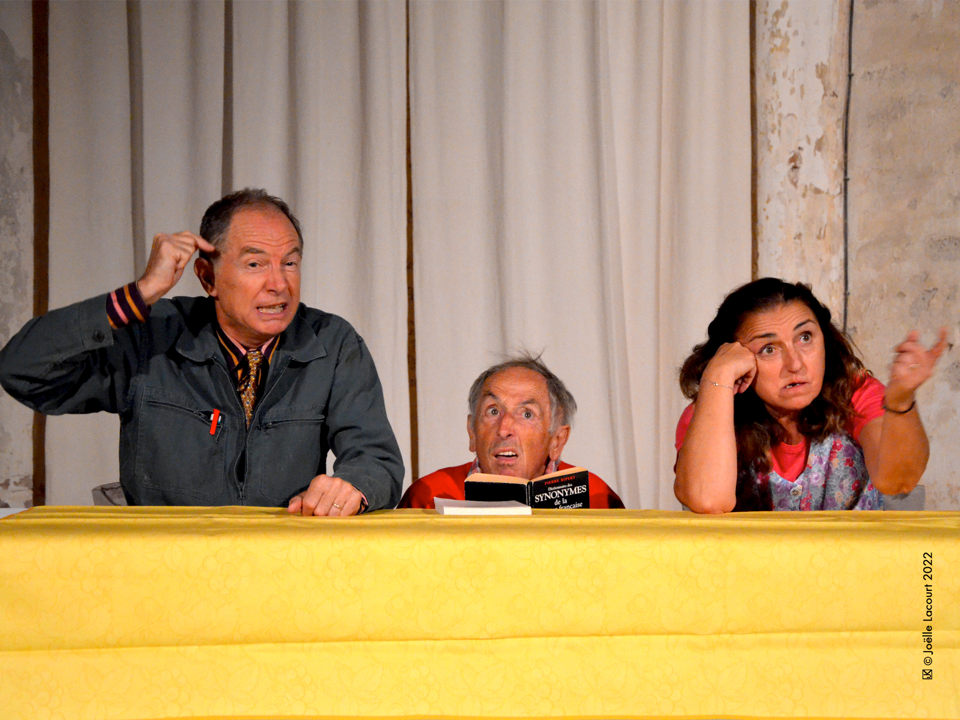 Comédie & Caractères saison 2022 présente « Jeu de Scène »  Spectacle imaginé et mis en scène par Serge Krakowski